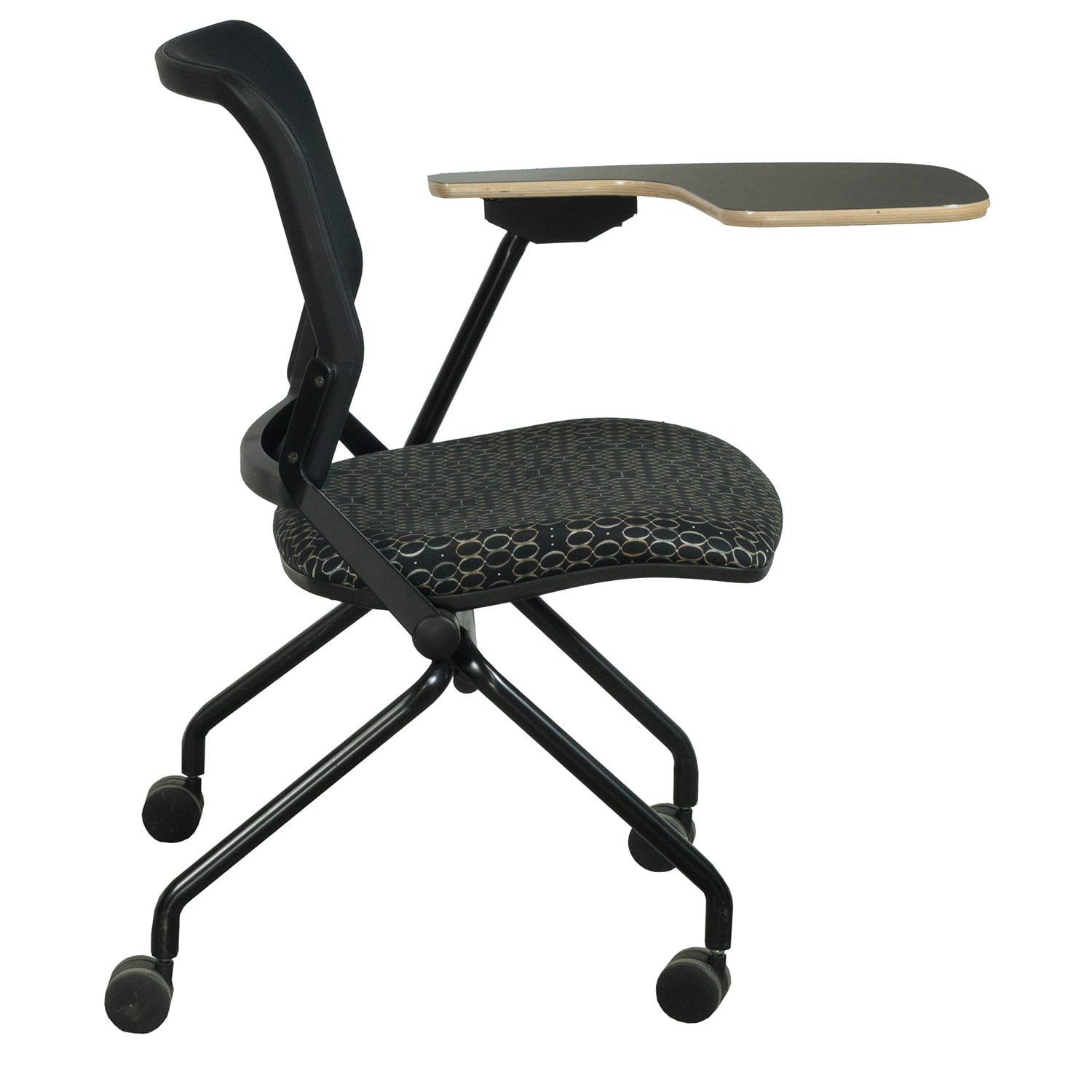 KI Torsion Air Used Nesting Left Tablet Chair, Black National Office