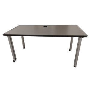 Knoll Propeller Used 30x60 Folding Table, Gray