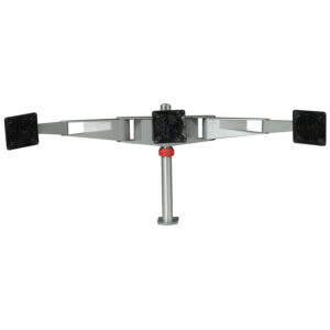 Knoll Sapper Used Triple Monitor Holder, Silver