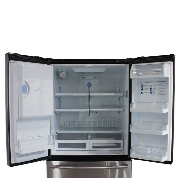 Large LG Used Refrigerator, Stainless Steel National Office Interiors