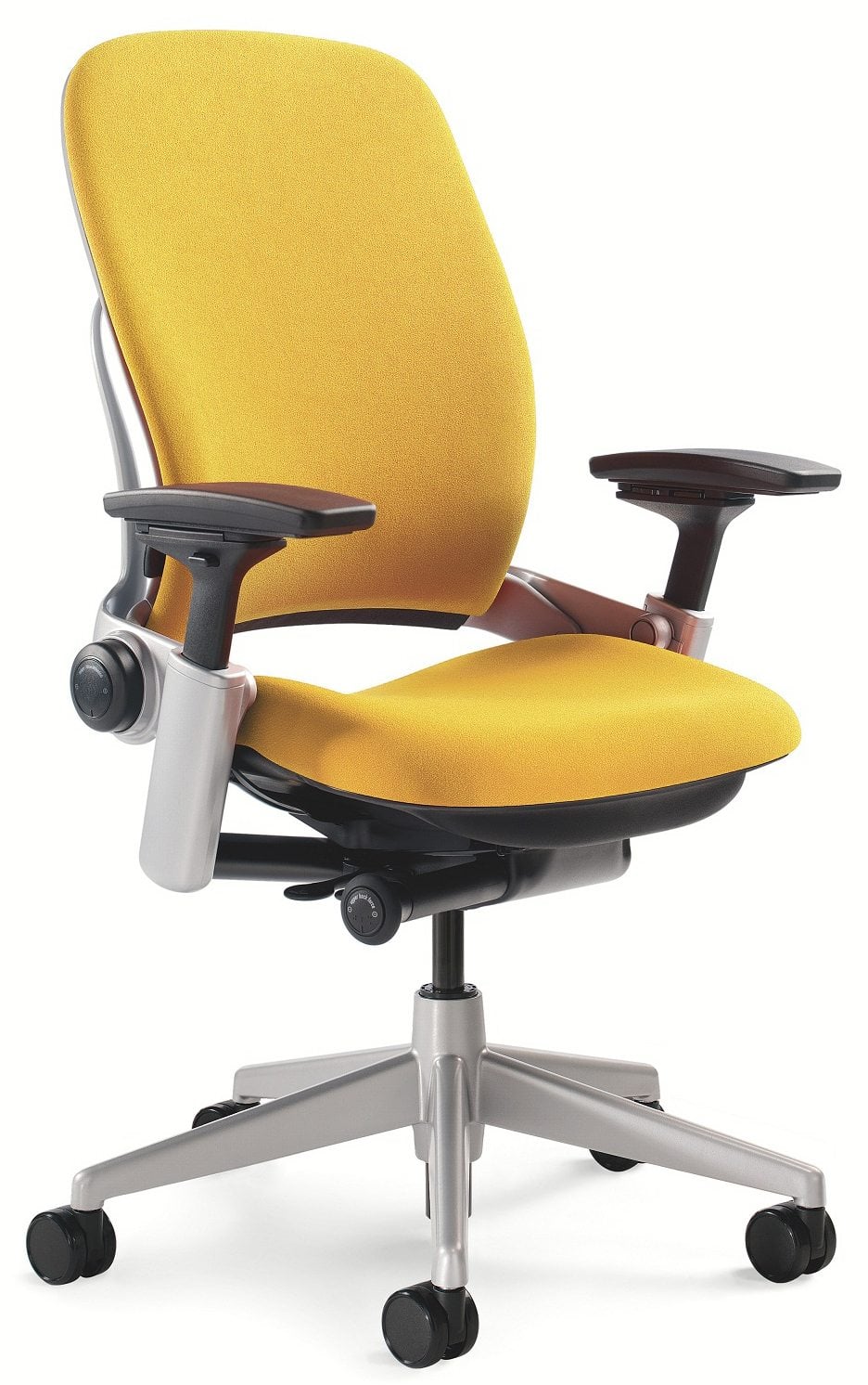 Steelcase Leap V2 Used Task Chair, Yellow - National Office Interiors
