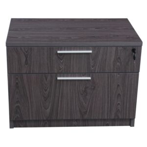 Manhattan 2 Drawer 32 in Lateral File, Cashmere Gray
