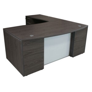 Manhattan 36x72 24x48 Laminate L-Shape Desk Left Return, Cashmere Gray