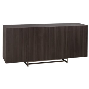 goSIT Modern Office Melamine Credenza, Gray