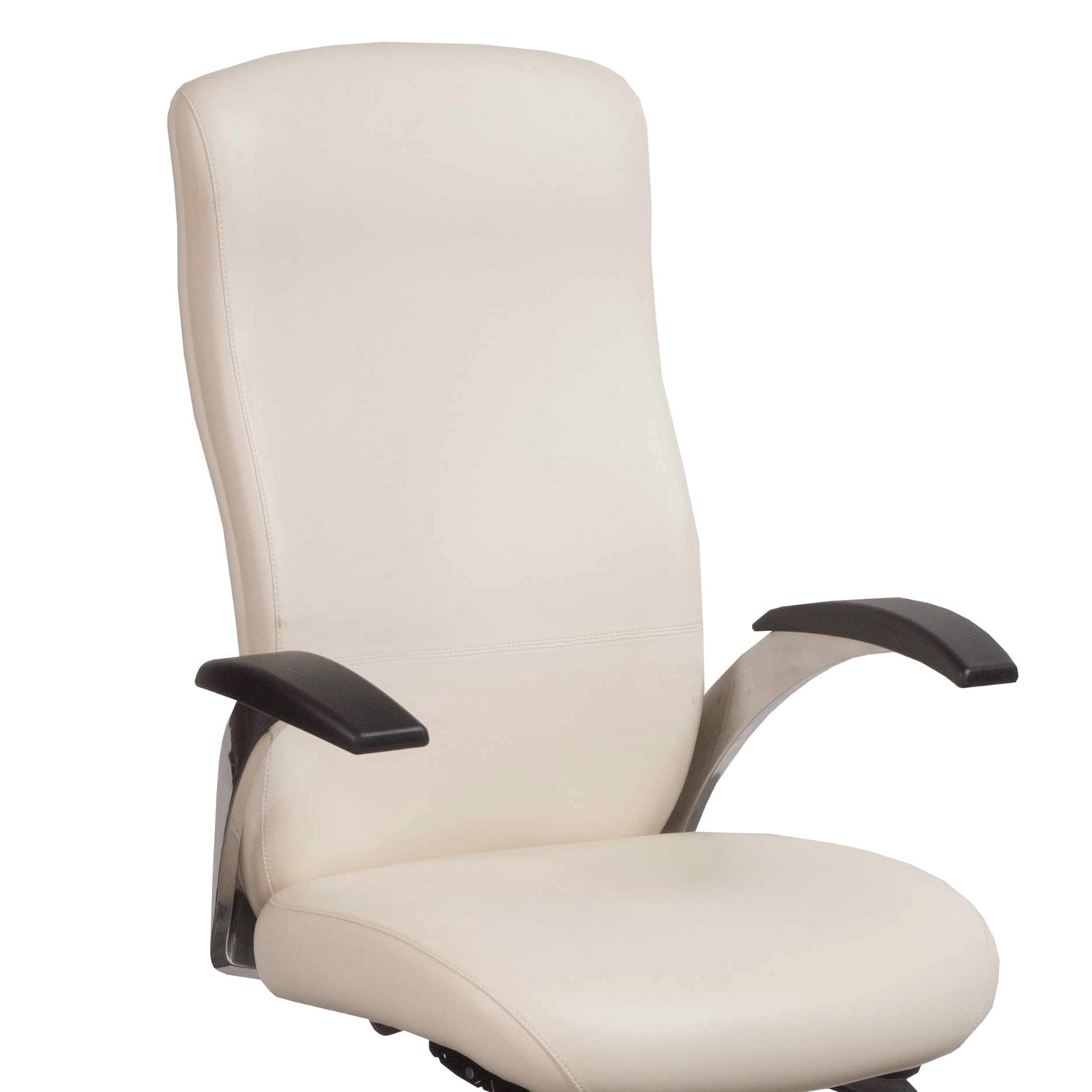 National Aurora Used Leather Executive Chair, White National Office