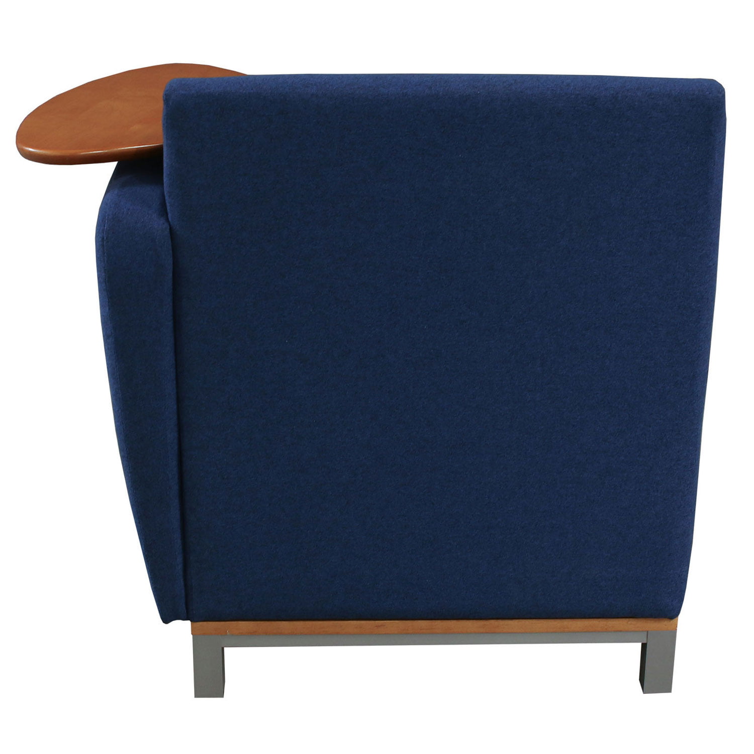 National Swift Used Reception Chair with Left Tablet, Blueberry National Office Interiors and