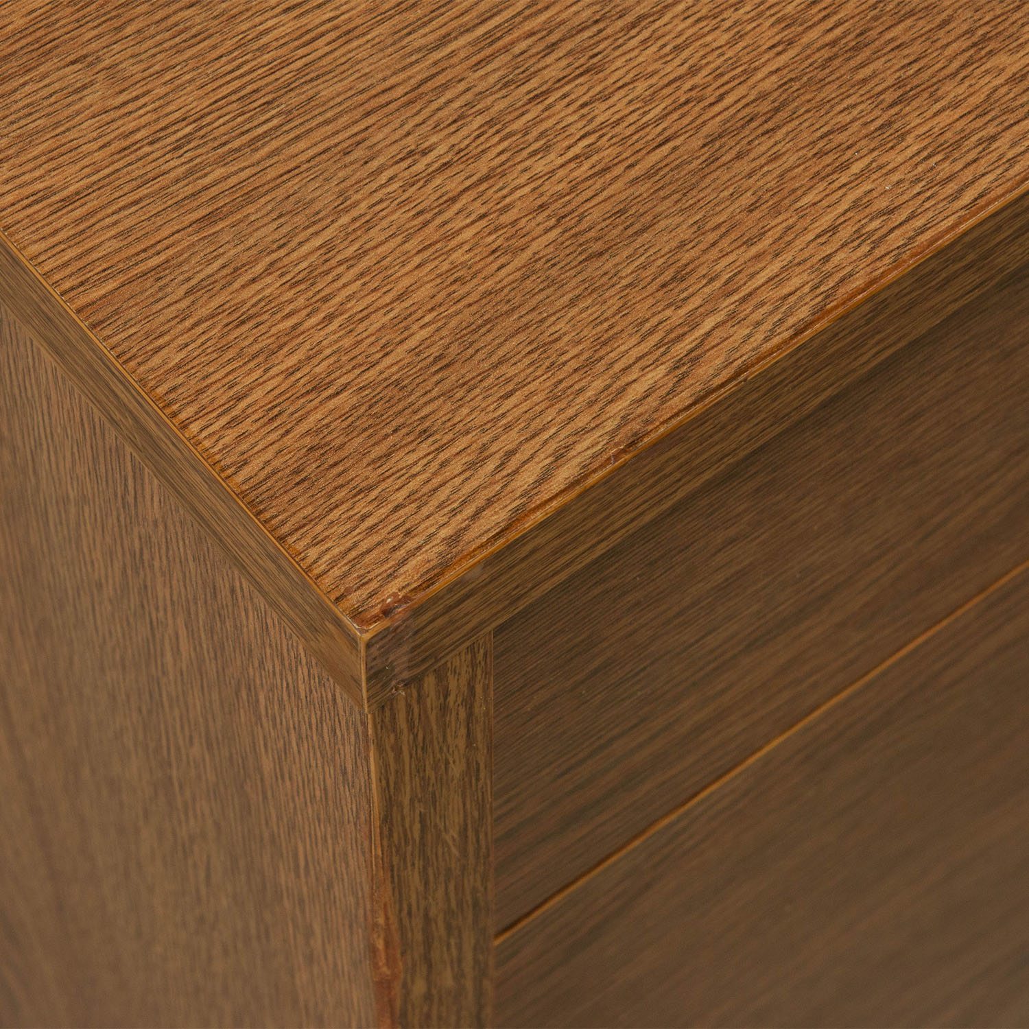 Laminate 36x72 Double Pedestal Used Desk, Oak National Office