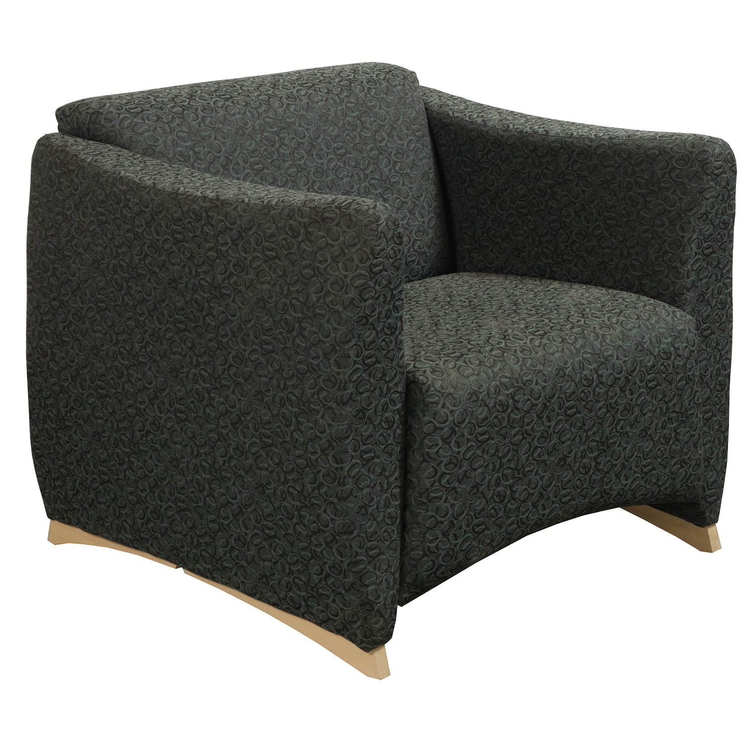 Paoli Used Lounge Chair, Gray Pattern National Office Interiors and Liquidators