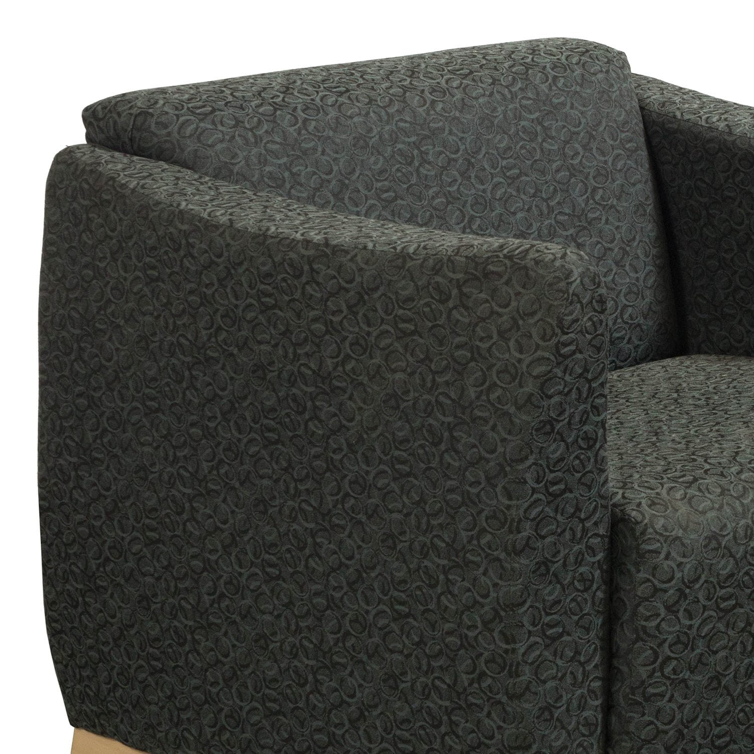 Paoli Used Lounge Chair, Gray Pattern National Office Interiors and Liquidators