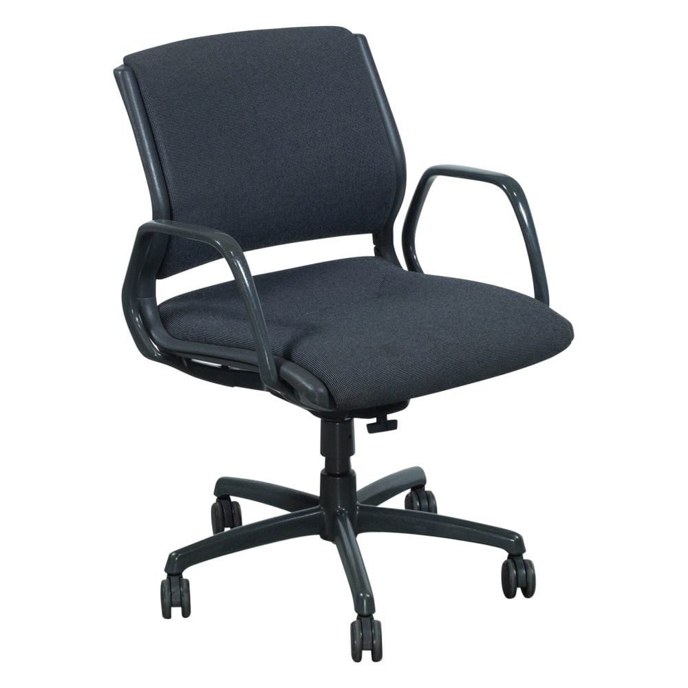 Steelcase 454 Series Conference Chair - Grey & Chrome - Surplus Office  Equipment