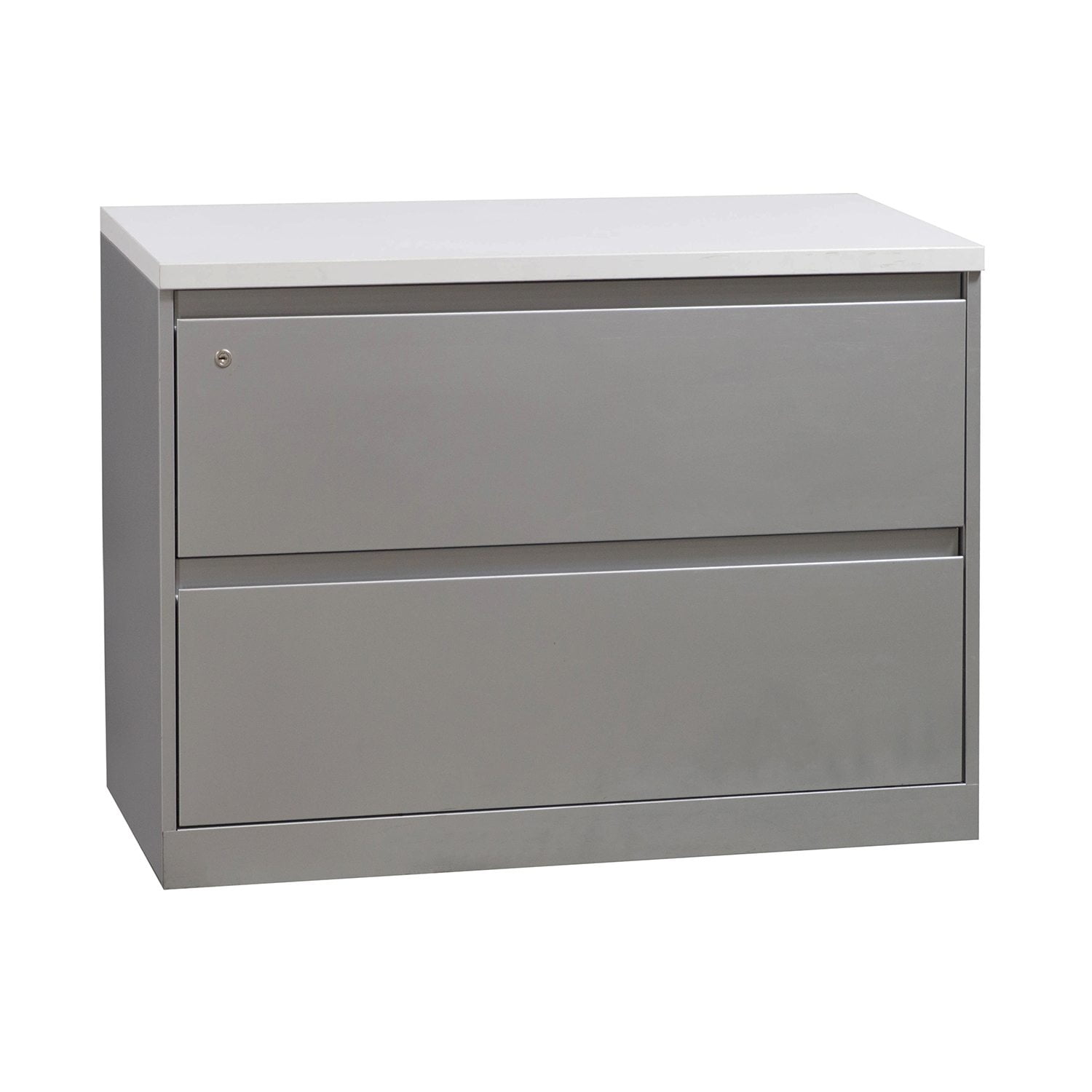 Steelcase 900 Series Used 2 Drawer 36 Inch Lateral File W Laminate Top Platinum National Office Interiors And Liquidators