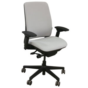 Steelcase Amia Used Task Chair, Silver Frost