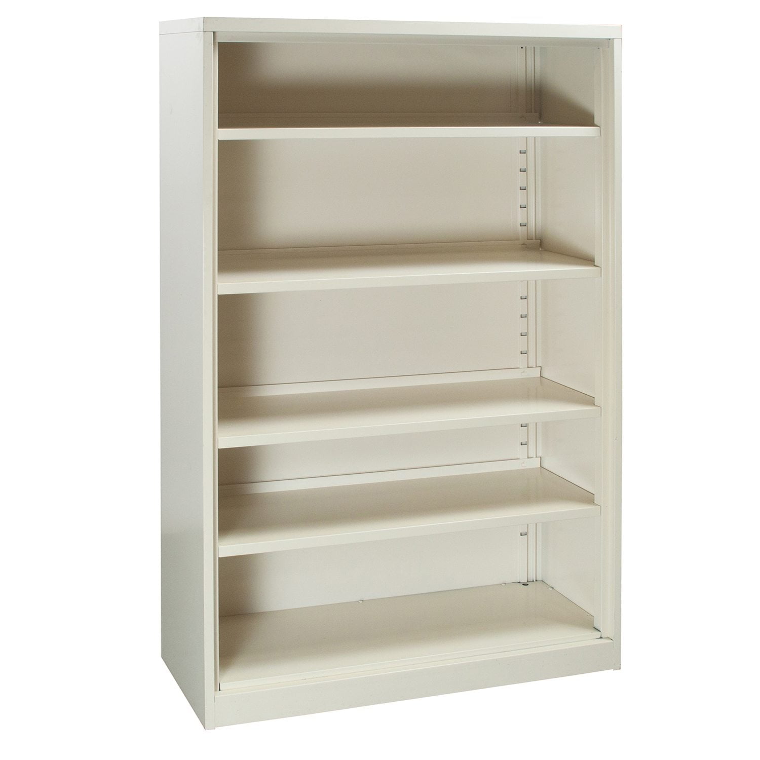 Steelcase Used 42 Inch 5 Shelf Bookcase, Creme National Office