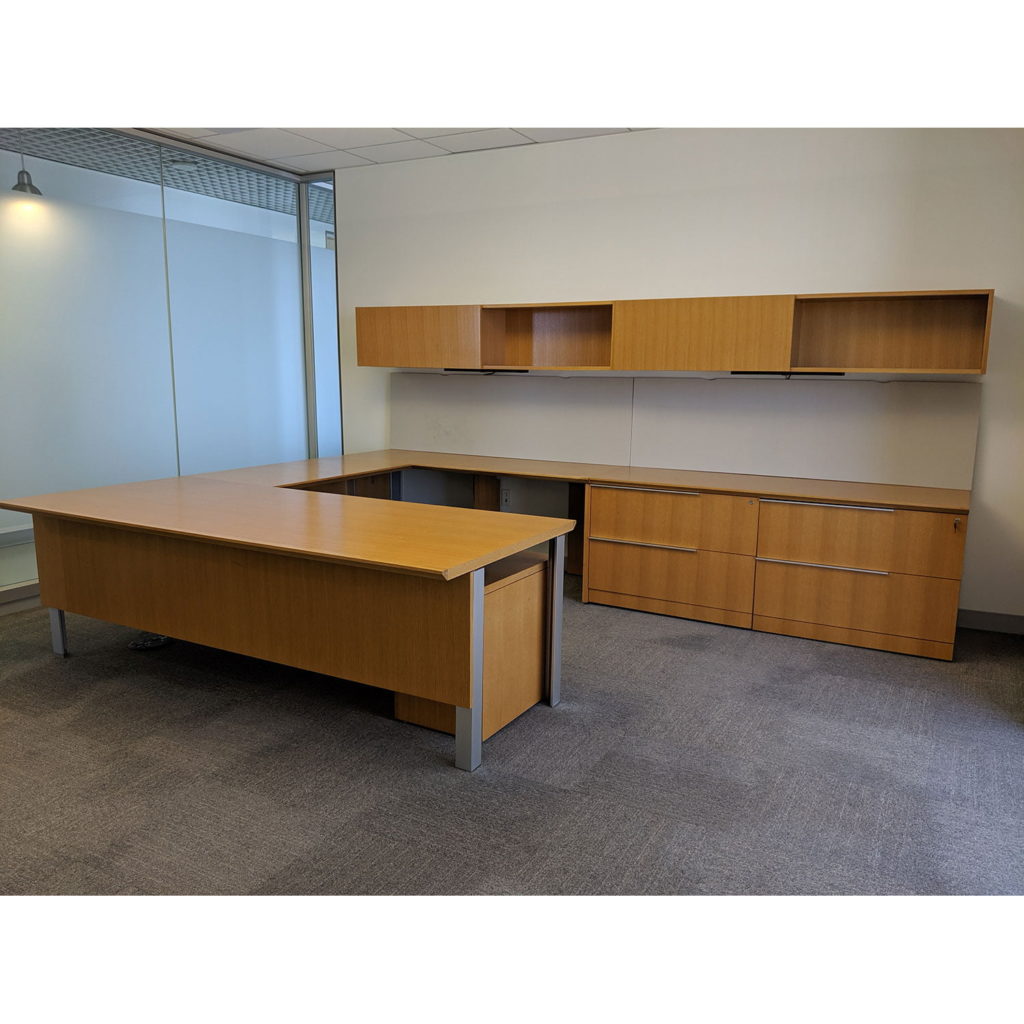 Steelcase Elective Elements Used UShape Executive Desk Right Return