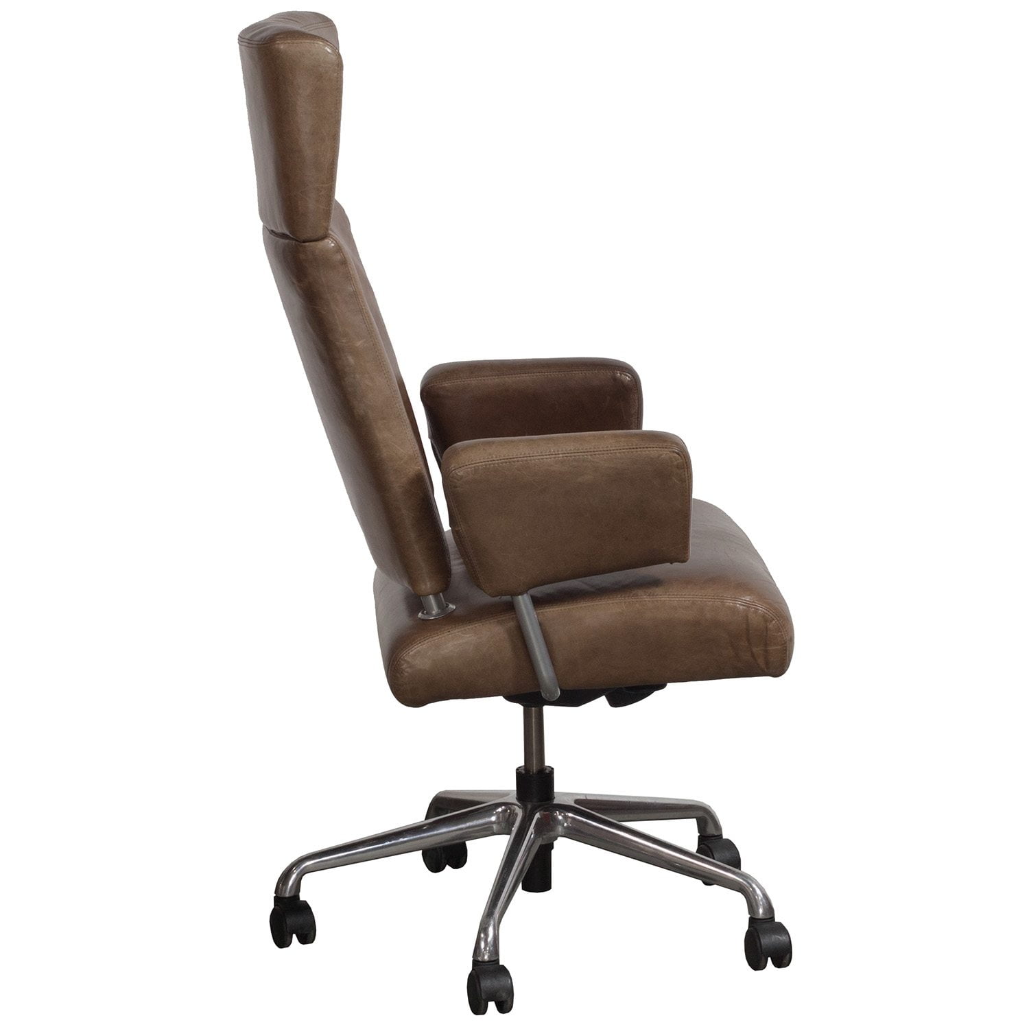 Steelcase L'attitude Used Leather Executive Chair, Brown National