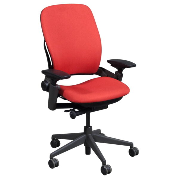 Steelcase Leap V2 Used Task Chair, Poppy - National Office Interiors