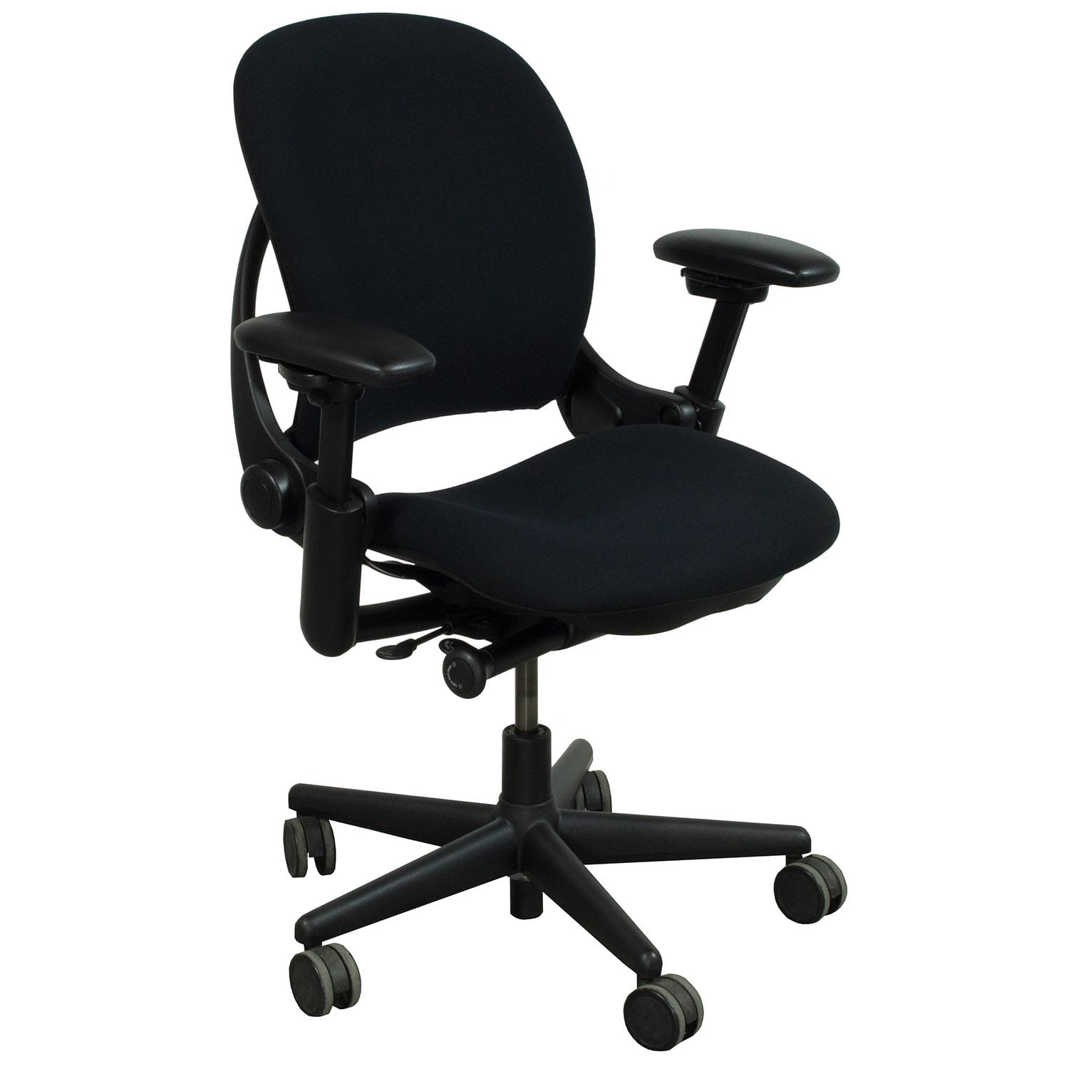 Steelcase Leap V1 Used Task Chair, Black National Office Interiors and Liquidators