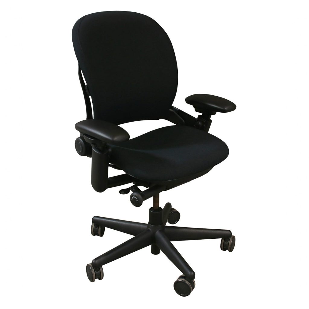 Steelcase Leap V1 Used Task Chair, Black - National Office Interiors