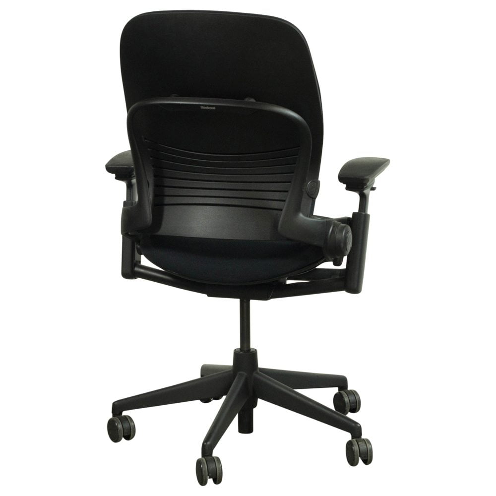Steelcase Leap V2 Used Task Chair, Black National Office Interiors
