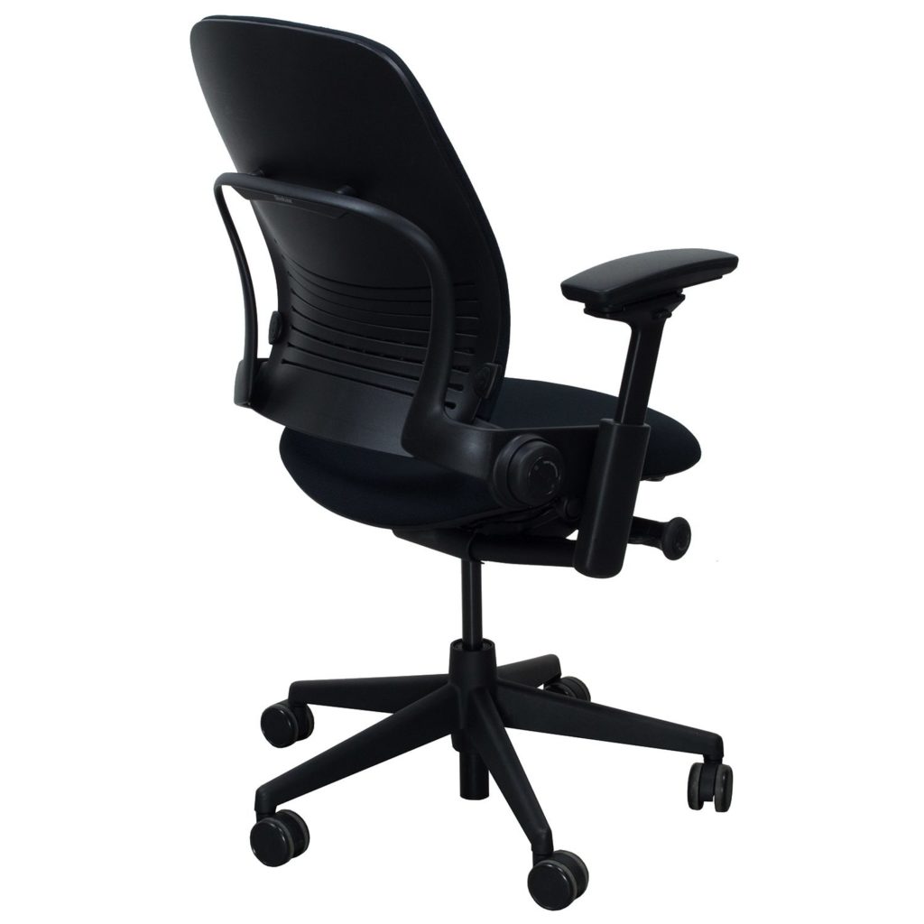 Steelcase Leap V2 Used Task Chair, Black - National Office Interiors