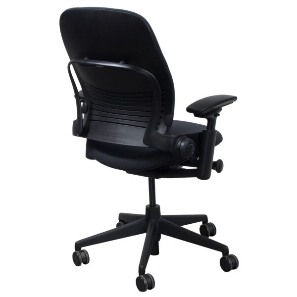 Steelcase Leap V2 Used Task Chair, Tornado Black - National Office
