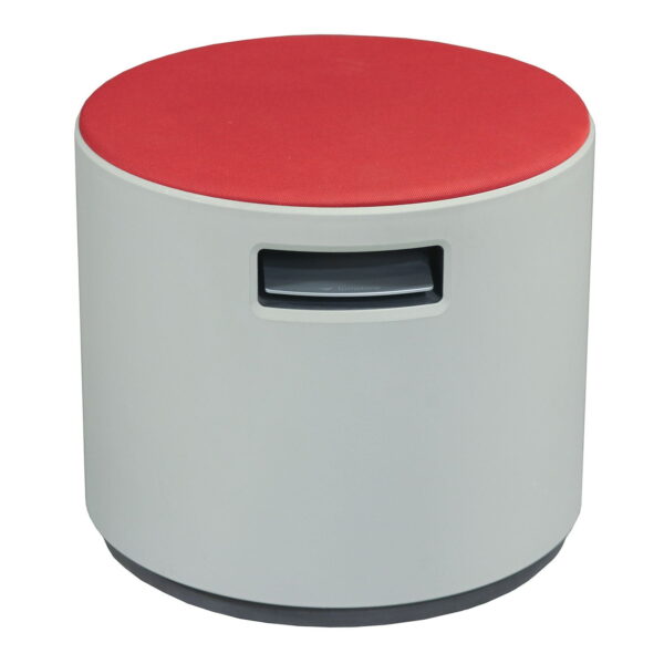 Steelcase Turnstone Buoy Used Round Ottoman, Scarlett National Office