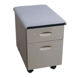 Steelcase Used Mobile Box File Pedestal, Gray