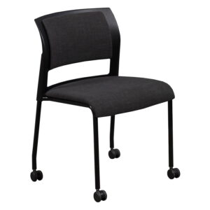 Steelcase Move Used Mobile Stack Chair, Smoke