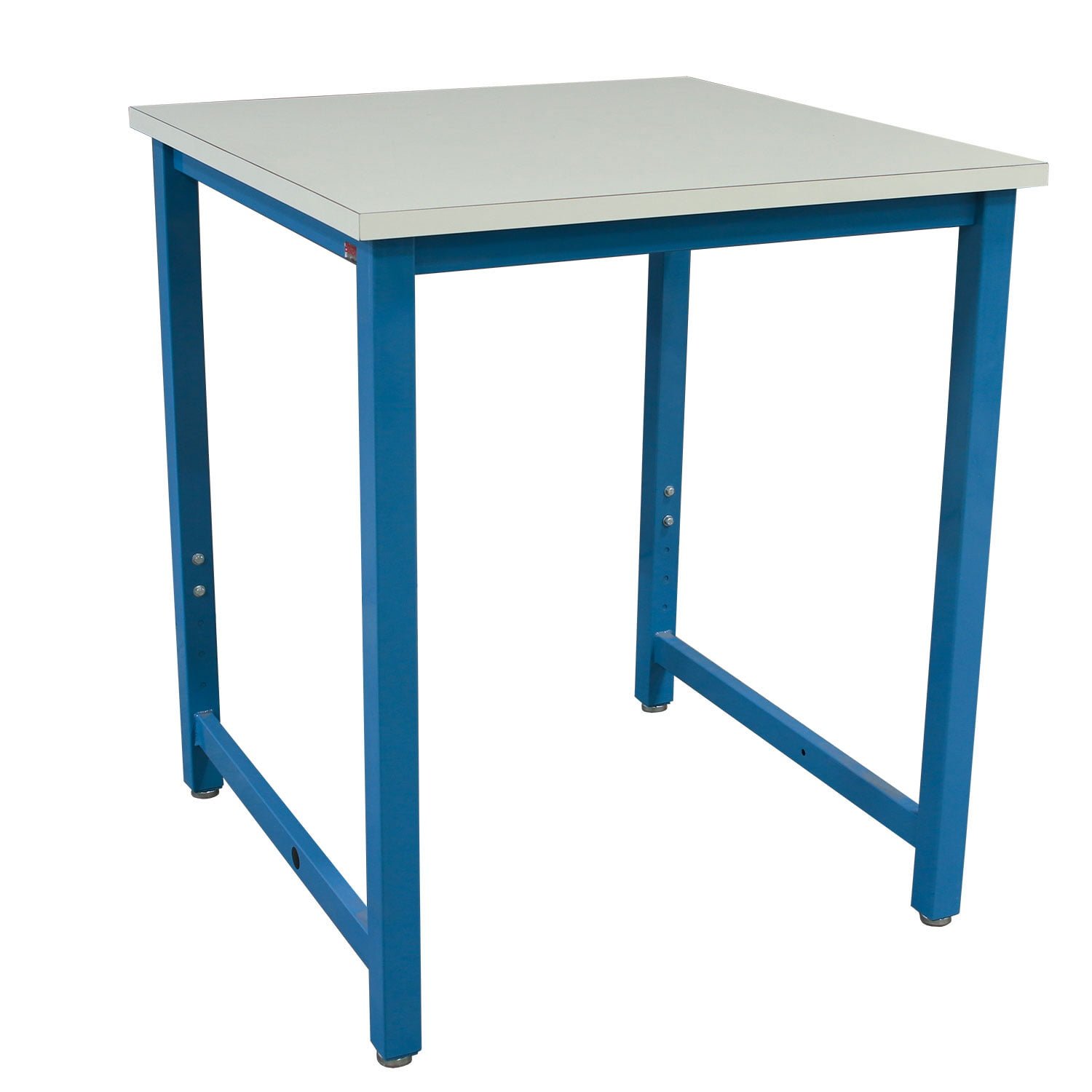 Used 36x36 Laminate Top Adjustable Height Work Bench, White National