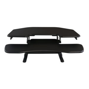 Varidesk Cube Corner 36 Series Used Desktop Workstation, Black