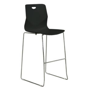 Peak by goSIT Stackable Stool, Black