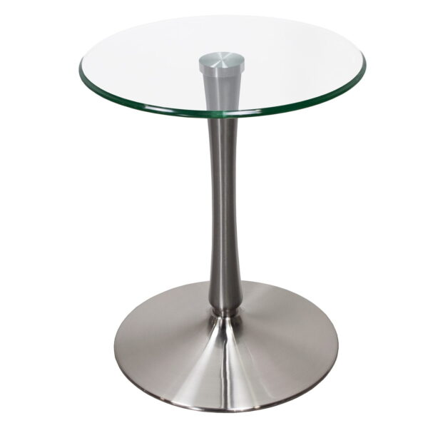 goSIT New Glass Top Side Table National Office Interiors and Liquidators