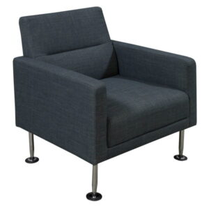Celeste by goSIT Modern Fabric Reception Chair, Gray