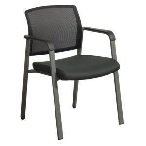 Skipper by goSIT Mesh Back Side Chair, Black