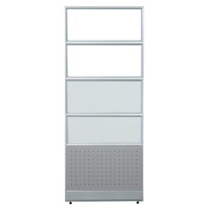 36x92 New goSIT Max06 Cubicle Clear and Frosted Glass Panel