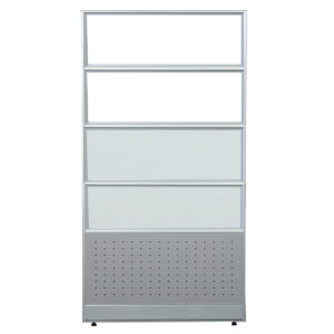 48x92 New goSIT Max06 Cubicle Clear and Frosted Glass Panel