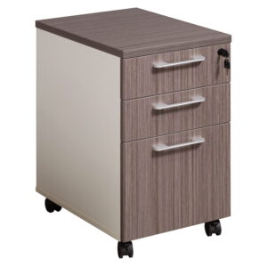 Morgan Laminate Mobile Pedestal Box/Box/File, Drift and Warm White