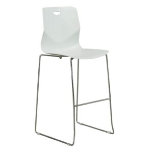 Peak by goSIT Stackable Stool, Light Gray
