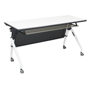 goSIT New Mobile Nesting Table 59 Inch, White