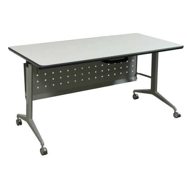 goSIT New Mobile Nesting Table 30x60, White National Office Interiors