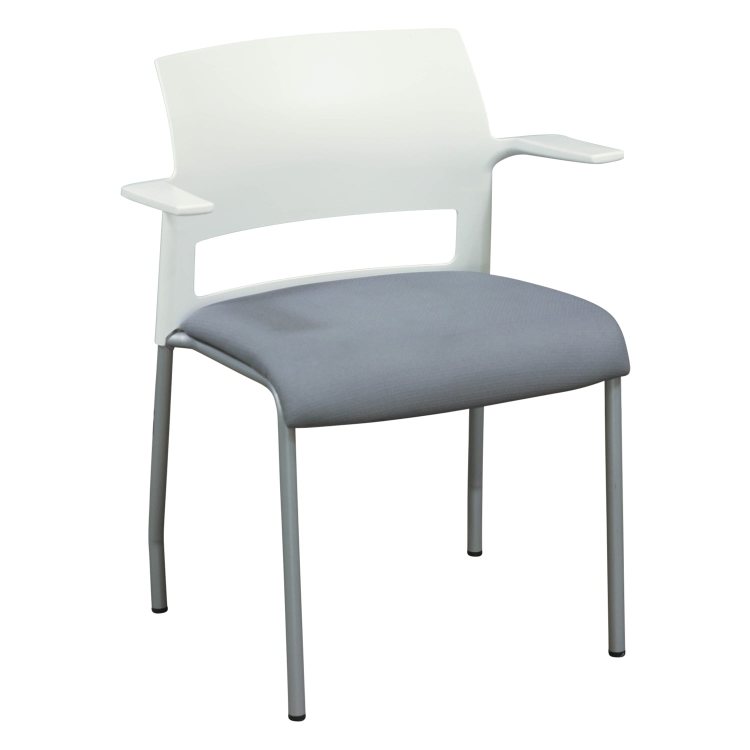 Steelcase Move Steelcase Move Used Stack Chair, Gray and White - National Office ...