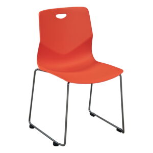 Peak by goSIT Version 2 Stack Chair, Orange