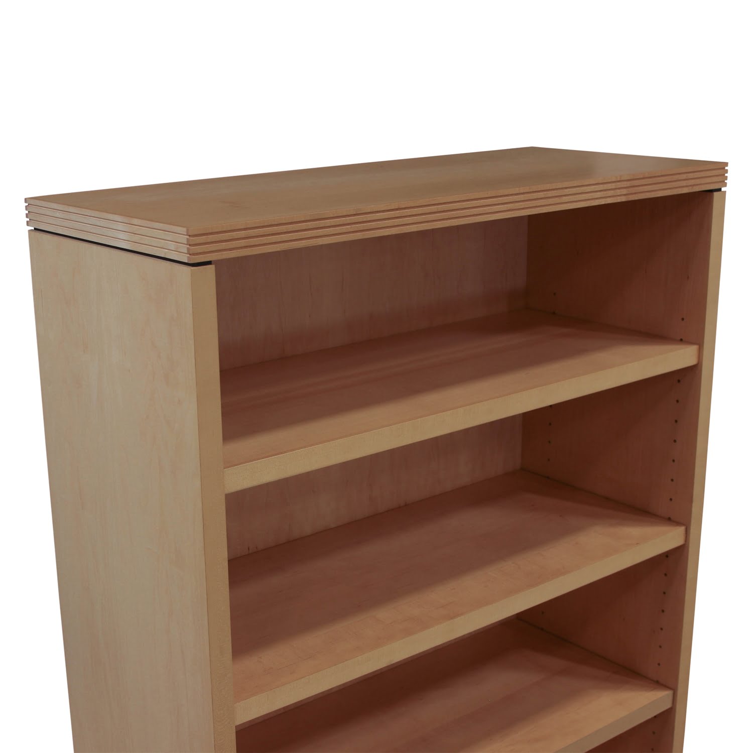 Teknion Used 48 Inch Laminate Bookcase, Maple National Office Interiors and Liquidators