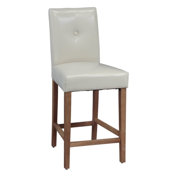Marshall Used Faux Leather Counter Stool, Ivory National Office