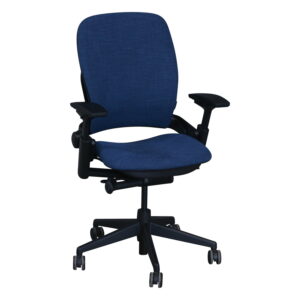 Steelcase Leap V2 Used Task Chair, Admiral Blue