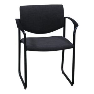 Steelcase Player Used Sled Based Side Chair, Smoke