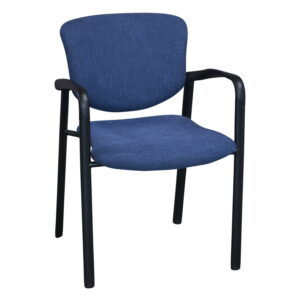 Haworth Improv Used Stack Chair, Admiral Blue