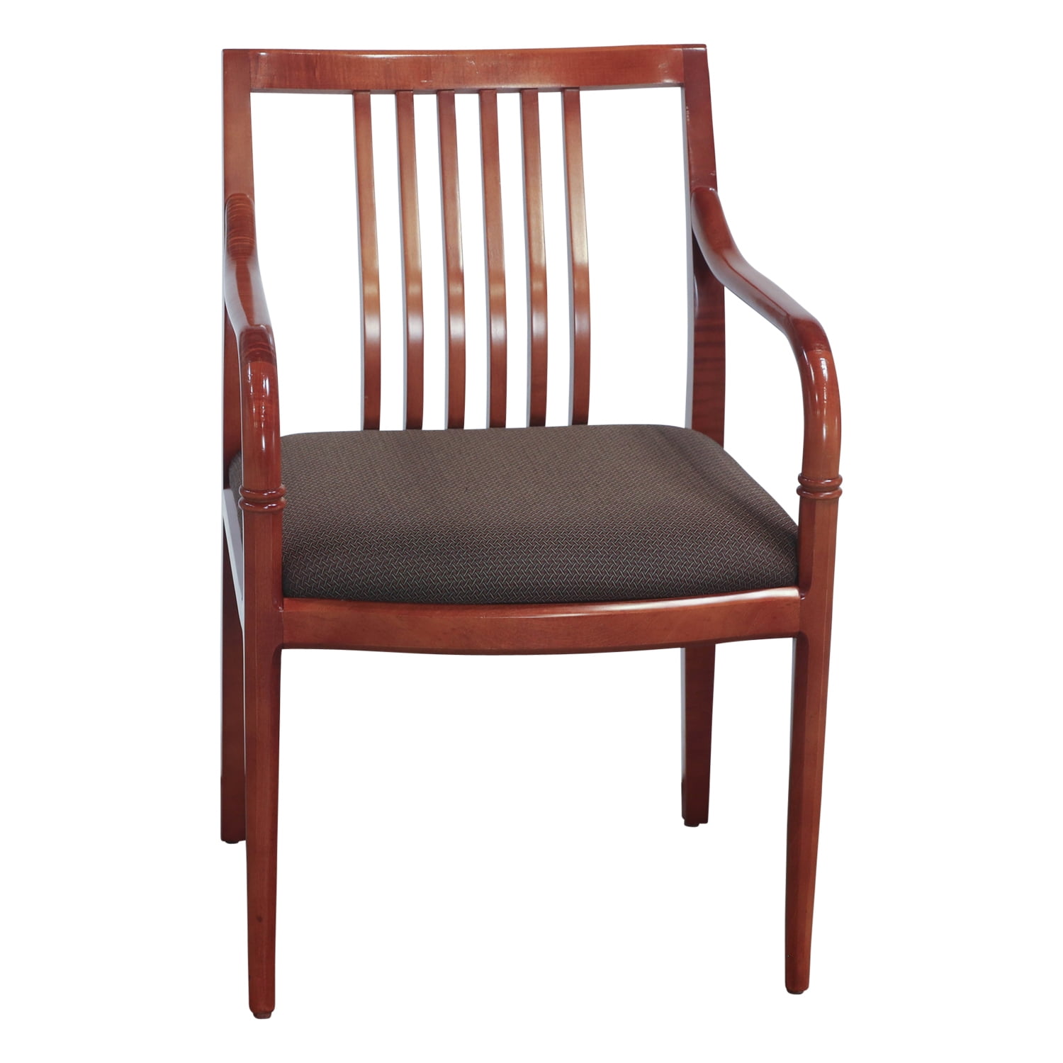 Paoli Used Walnut Wood Side Chair, Brown Pattern