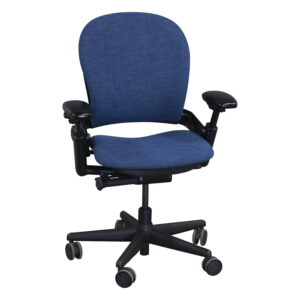 Steelcase Leap V1 Used Task Chair, Admiral Blue