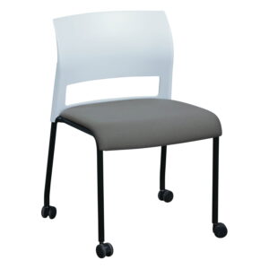 Steelcase Move Mobile Used Stack Chair, Taupe